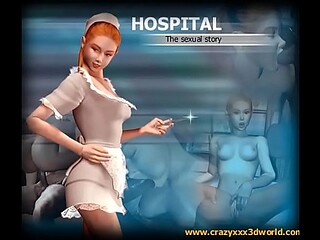 Naughty nurse has a wild hospital orgy