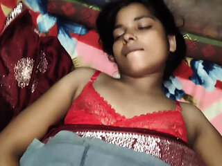 Indian village cute girlfriend bedroom Fuck in hindi video