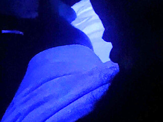 Testing in black light.