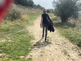 Excursion in the Mountain Sucking Cock