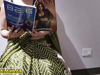 Desi Teen Obsessed with Stepmom's Big Boobs - Hindi Audio