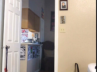 Cory Schultheis Caught Nude walking around naked at home