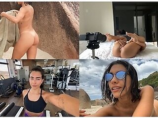 Vlog: A Day With Me - Nude Beach, Gym, Work