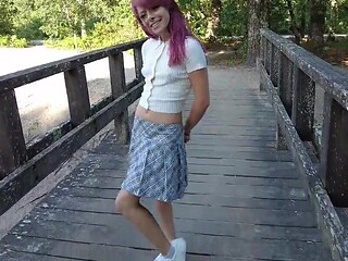Thong-wearing cutie shows off outside and inside too