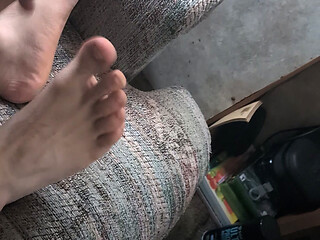 Feet in socks