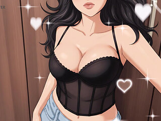 Girlfriend hooks up with younger boy on real home-made