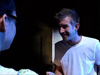 Busty bruntte babe is having fun with this fellow