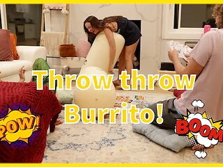 Playing Throw Throw Burrito With Adriana Chechik