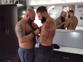 Trip Richards Dominates Gilbert Mans Hairy Hole with Tongue