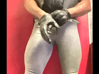 Interracial Leather BDSM Scenes