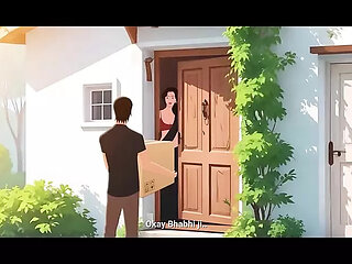 Desi Innocent sister in low Seduced fucked by Delivery Boy While her husband is away
