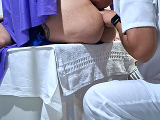 The Gynecological Exam Ends with the Patient's Orgasm and the Doctor's Cumshot.