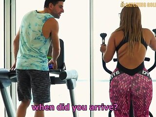 HOT SEX With A Big Booty Venezuelan Gym SLUT