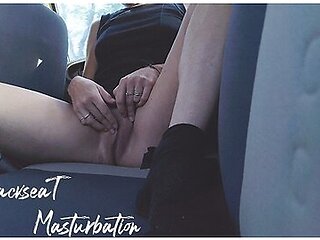 She Masturbates On Backseat While I Drive In Traffic (public Masturbation)