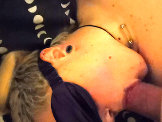 Bbw sucking cock