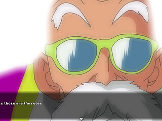 Super slutz tournament 2 - Roshi Fucking the fat ass of Erasa, Videl's friend from Dragon Ball Z