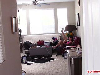 Stepmom caught camming