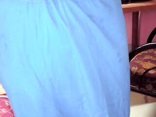Desi Tamil Wife Renu Wet Nude Body Towel Dry & Slow Saree Dressing Tease! Indianhotwifex