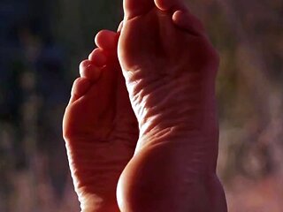French Public Barefoot Babe Showing Feet Soles Foot Fetish