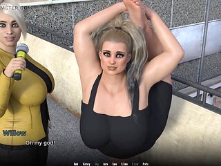 Cartoon fantasy threesome with Misskitty2k and lots of animated pleasure