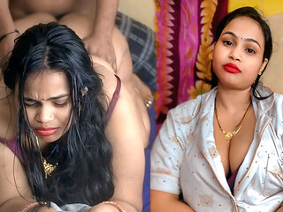 Hard Doggy Style Fuck with My Hot Desi Wife - Intense Hindi Moaning