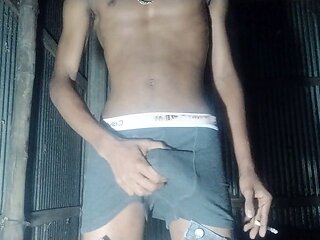 Gay smoking, porn industry star, boys handjob