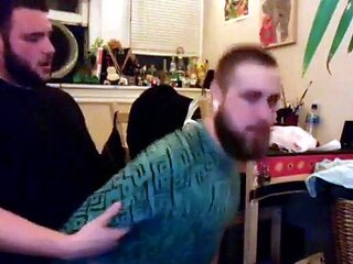 Bearded Bareback Amateur Bangs Hard