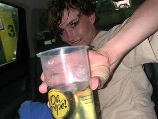 Pissing in the Car