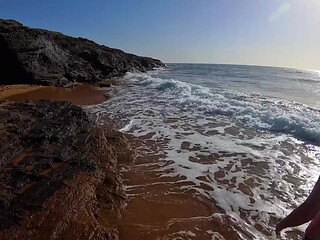 En busca de cuevas y encontramos una perfecta para tocarnos