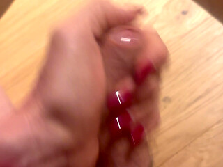 I love these sandals and my new nail polish
