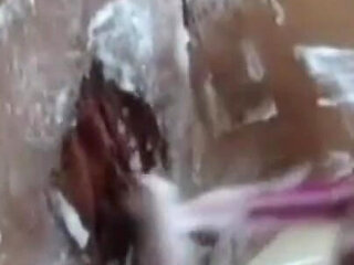 The Slave Shaves My Cunt