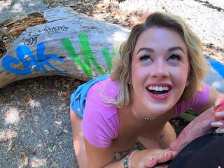 Naughty neighbors go wild in the outdoors