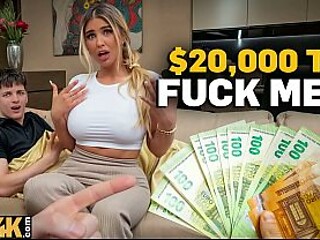 Blonde beauty with perfect body and big tits gets fucked hard