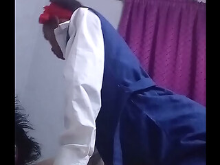Stepdaddy sex Hottest cock riding by sluttty stepdaughter in uniform( membership video )