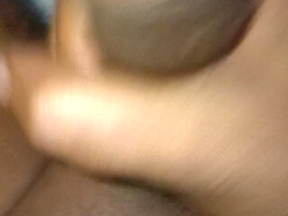 Indian big uncut foreskin shaved hair cock jerking precum show