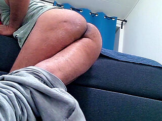 Here is my un shaved ass looking for someone to rim my ass and then open that ass