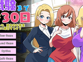 Hentai Game - Three Sexy Teachers Sex Gallery - 30 Days Left Until The Exam - Full Hentai CG