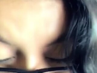 Slut gives wam deep throat pov blowjob and handjob