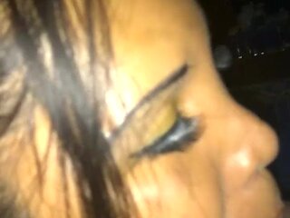 Pierina inhales a boner with a rubber