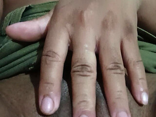 Girl Caught in Bed Masturbating