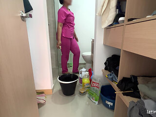 Cleaning at Rick's place is a fun day part 1