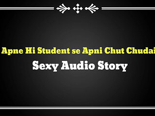 Teacher Sex with students sexy audio story in hindi student fuck her teacher hard in classroom