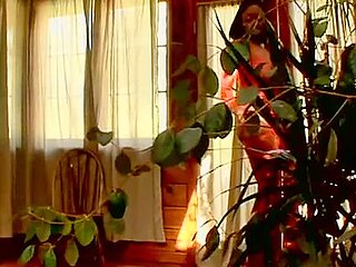 Hot busty ebony MILF gives him amazing blow and boobjob