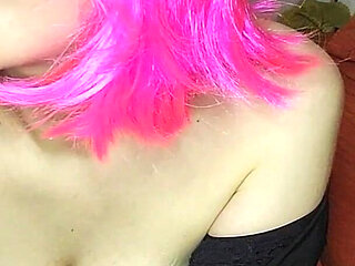 Experience My Big Natural Tits as I Masturbate with My Pussy Mask