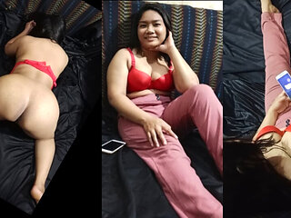 Ayu With Red Bra Is More Seductive