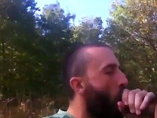Big Cock Blowjob Outside