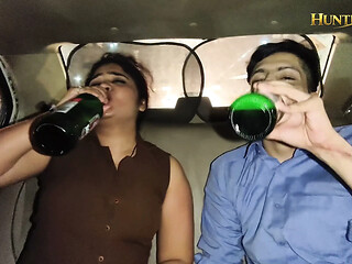 ITLE: Indian MILF gives a wild backseat bang