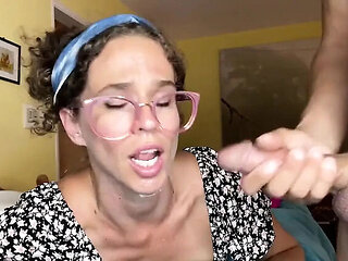 Anal and Pussy Fuck with Sloppy Blowjob - Live Angle from VibeWithMommy