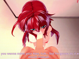 Rias Gremory Get Fucked in the Bathroom - Dxd Ntr Madness Series