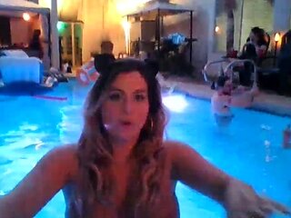 Hot brunette amateur MILF rides hubbys cock